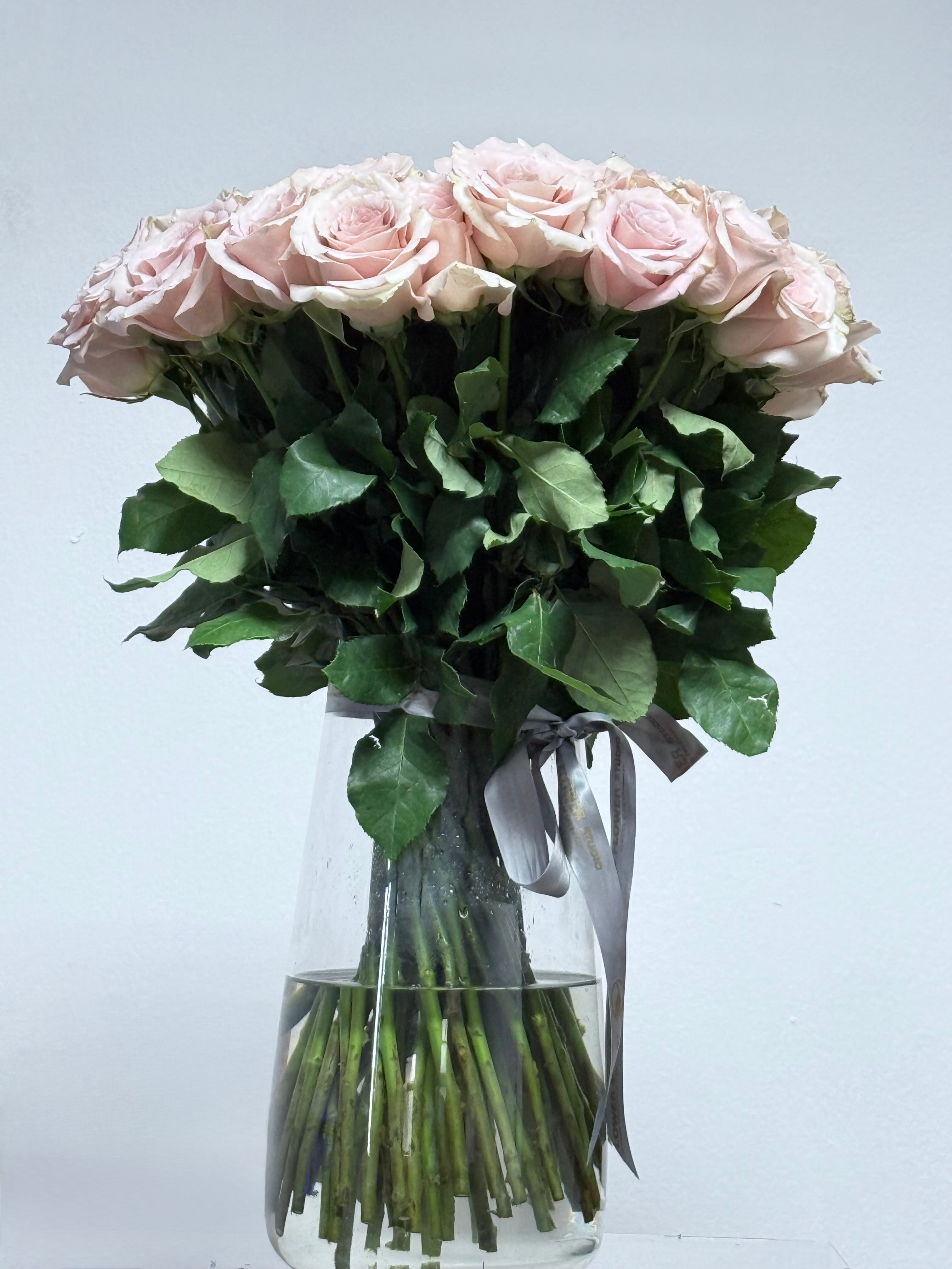 Blush Sand in Glass vase