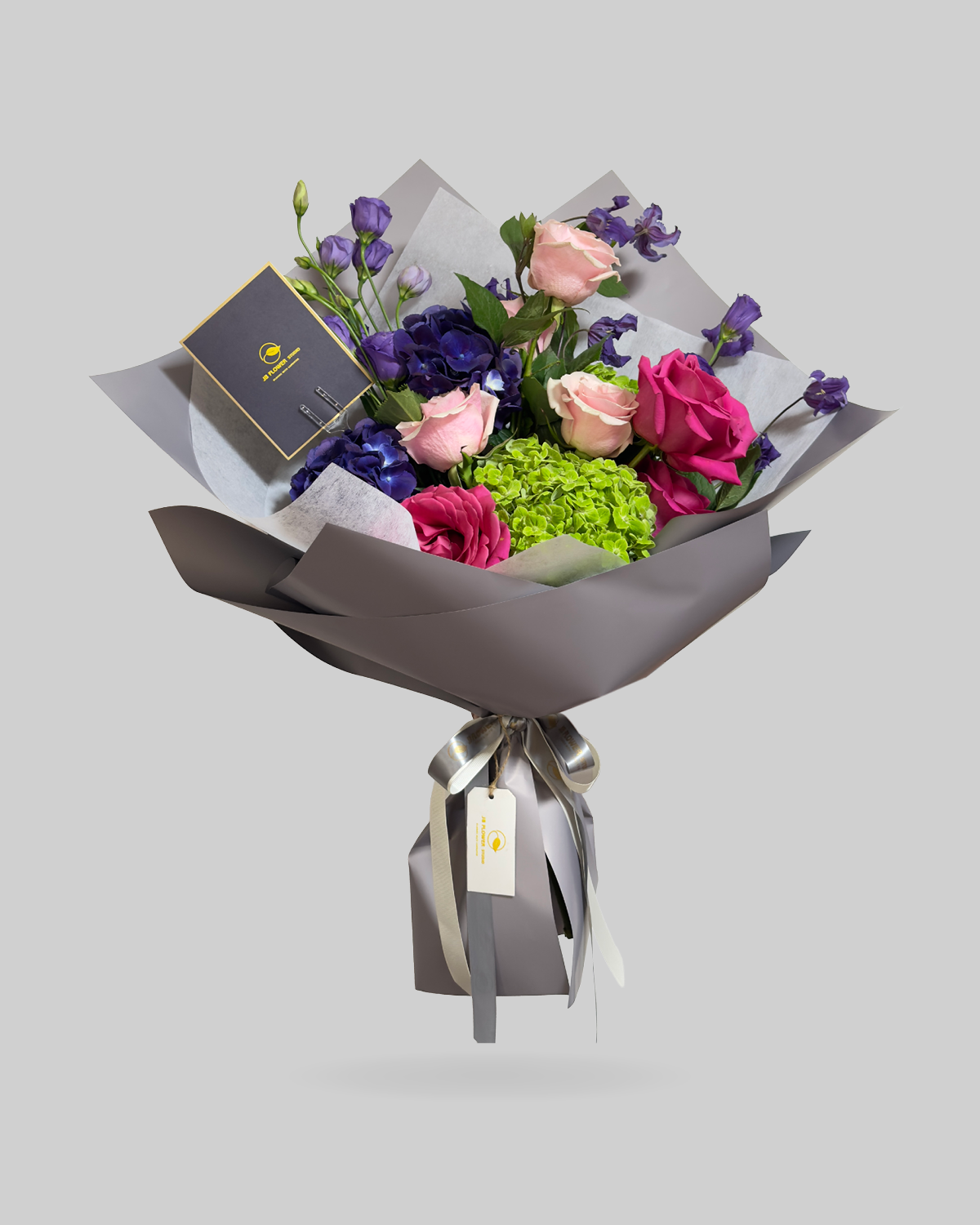 Vibrant Mixed Rose and Hydrangea Bouquet